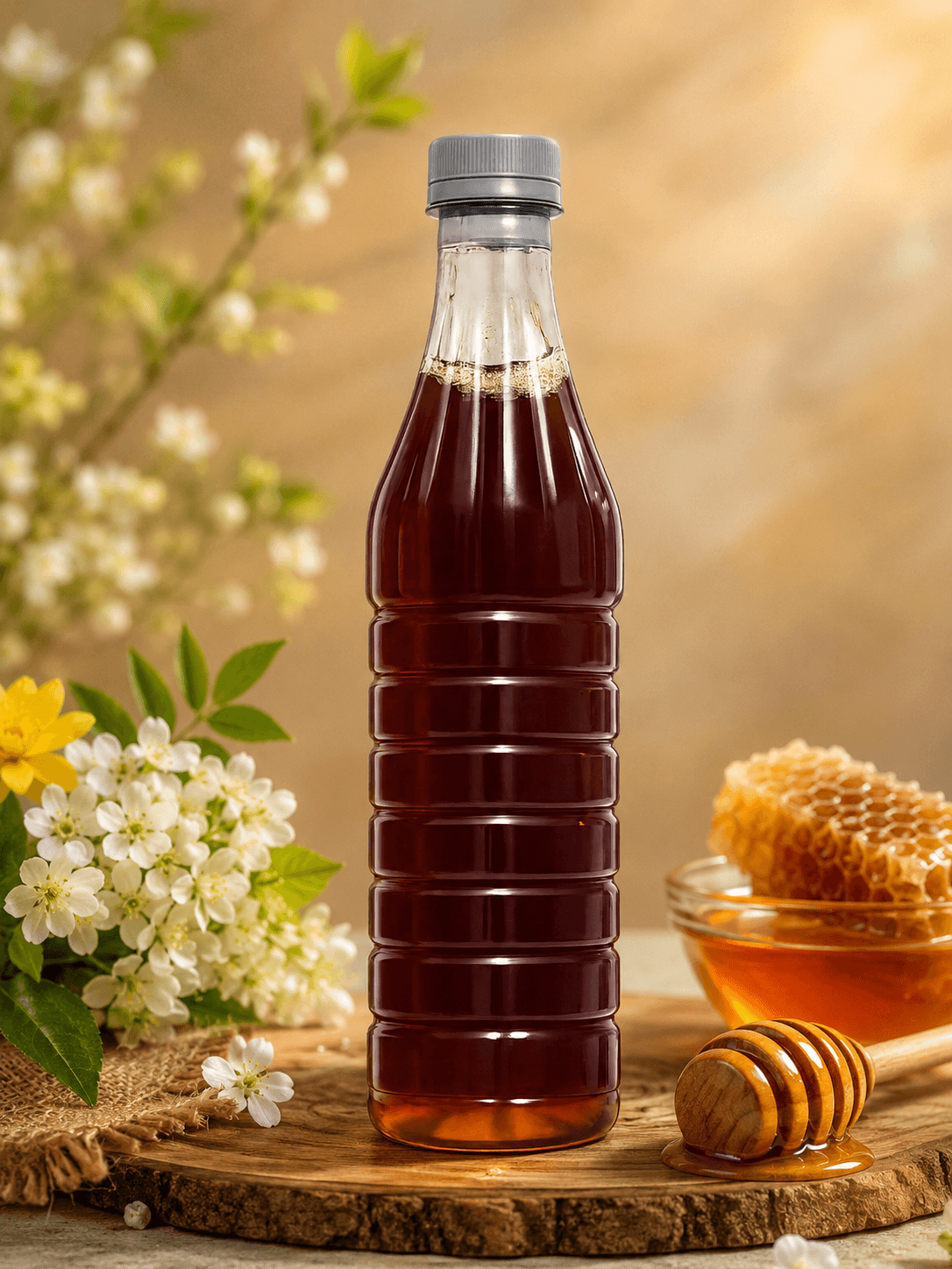قدرتی جنگلی پھولوں کا شہد بھرپور پھولوں کا ذائقہ جنگل 🍯